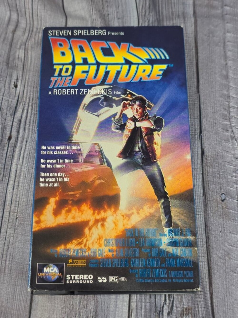 Back To The Future VHS 1995 MCA Universal Video Cassette in Great Condition!